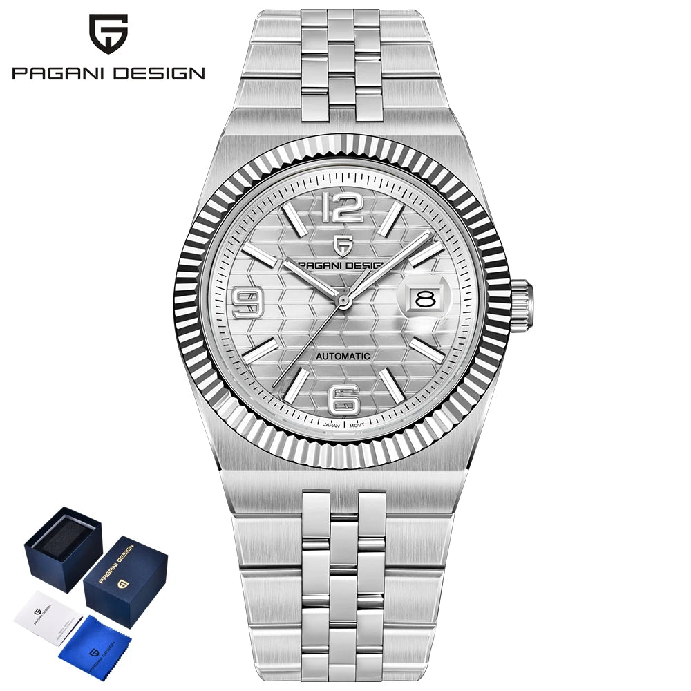 PAGANI DESIGN Men's Watches 2026 New Mechanical Wrist watch Luxury AR Sapphire crystal Automatic Watch For Men Stainless steel