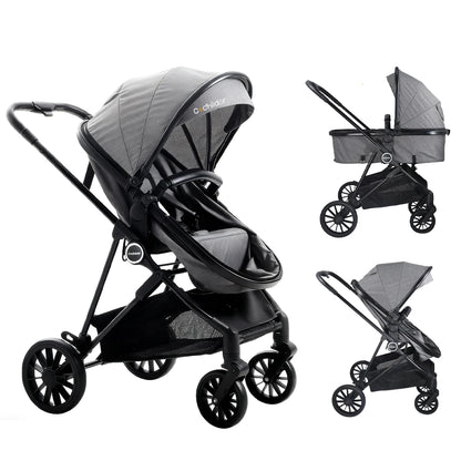 Foldable newborn stroller, Baby Stroller 2-in-1, outdoor camping vehicle, can be pushed in both directions, Festival gifts