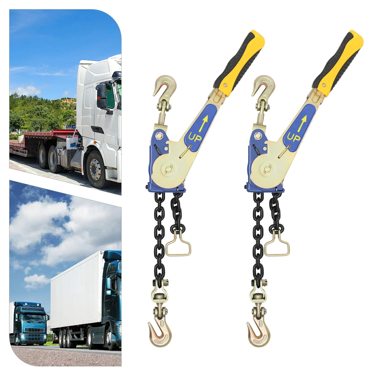 Ratcheting Chain Load Binder, Ratcheting Chain Binder, Heavy Duty Tie Down Ratchet Load Binder