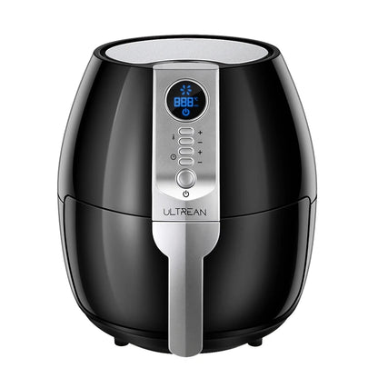 ULTREAN 4L Air Fryer Electric Hot fryer Oil-free Auto Household Kitchen 360°Baking Convection Oven Deep Fryer with Touch Control