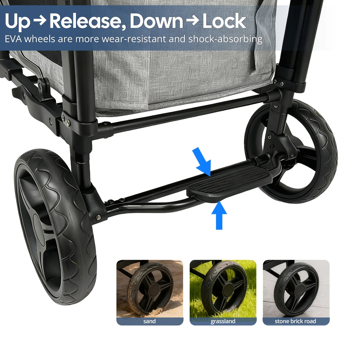 Two-seat stroller，Foldable baby stroller, 6 Months Plus, outdoor camping vehicle, detachable canopy, Christmas gifts