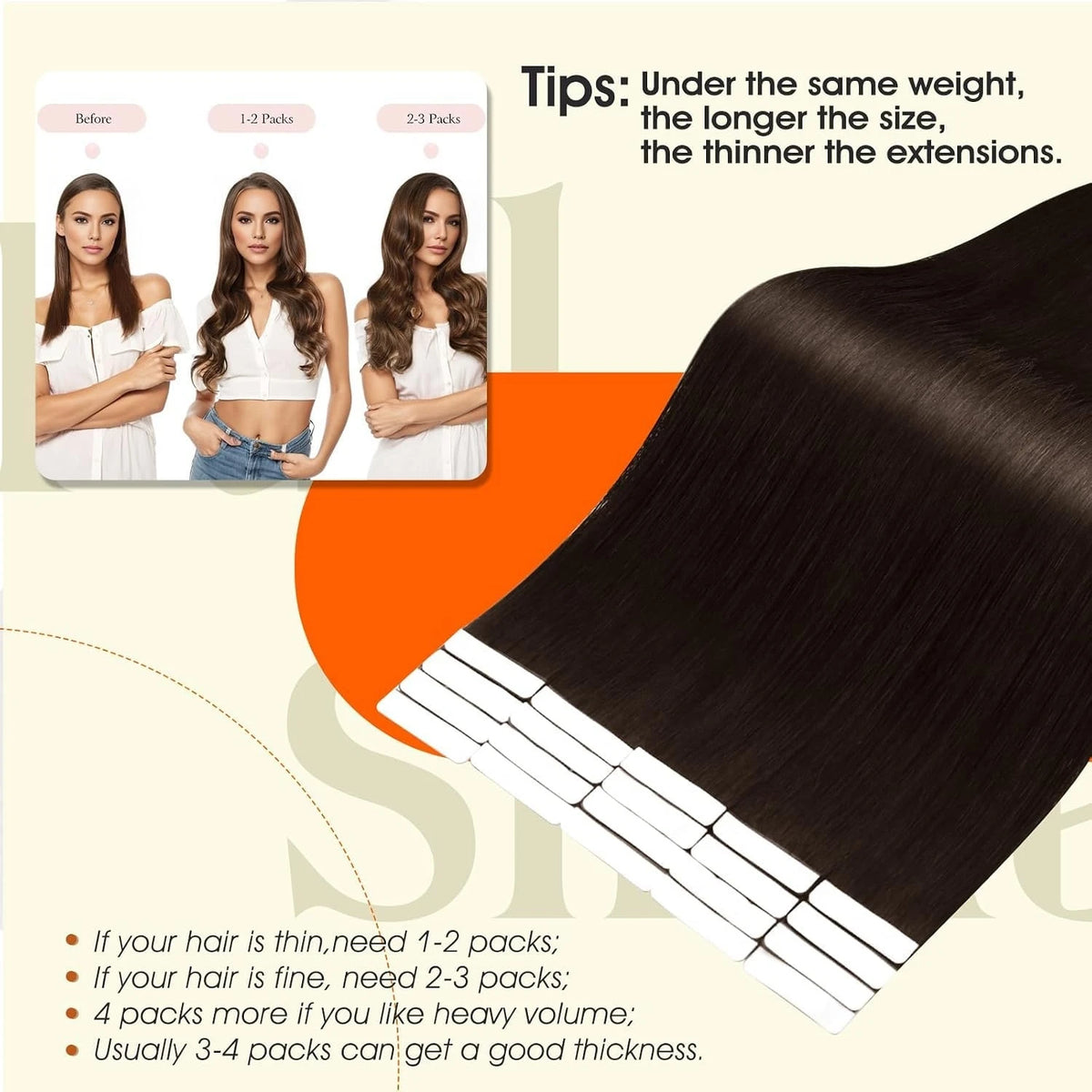 Full Shine Injection Remy Tape in Hair Extensions Pure Color Straight Remy 20 Pcs 50 Grams Skin Weft Thick Ends For Daily