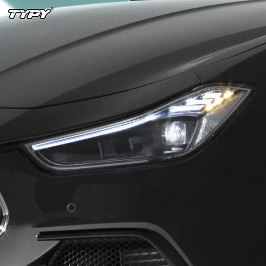 TYPY 2 PCS Car Accessories Car lights For Maserati Ghibli Headlights 2014-2019 Upgraded 2023 LED Headlamps Dynamic Turn Signal Lamp Brake DRL