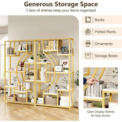 Luxury Cat Tower Condo with Litter Box Enclosure, Scratching Posts, Hammocks, and Removable Washable Cover - Modern Cat Furnitur