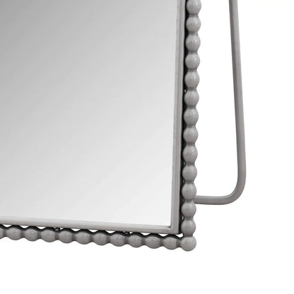 Large Silver Arch Mirror Classic Wall Decor Full Body Standing Mirror for Bedroom Living Room Style
