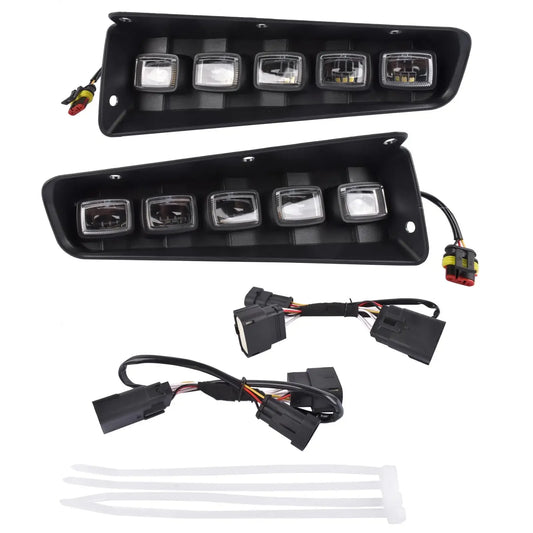 AP03 For 2021 2022 2023 Ford Bronco Fog Lights LED, Daytime Running Lights for Bronco Accessories 2/4-Door