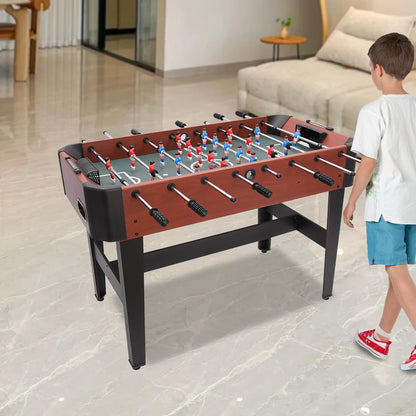 47.2in Foosball Game Table Soccer Table Game football Game Competition Sized Set with Scoreboard Ball Storage Box Entertainment