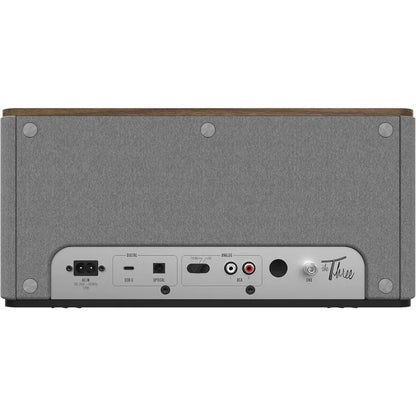 The Three Plus Premium Bluetooth Speaker System, Walnut