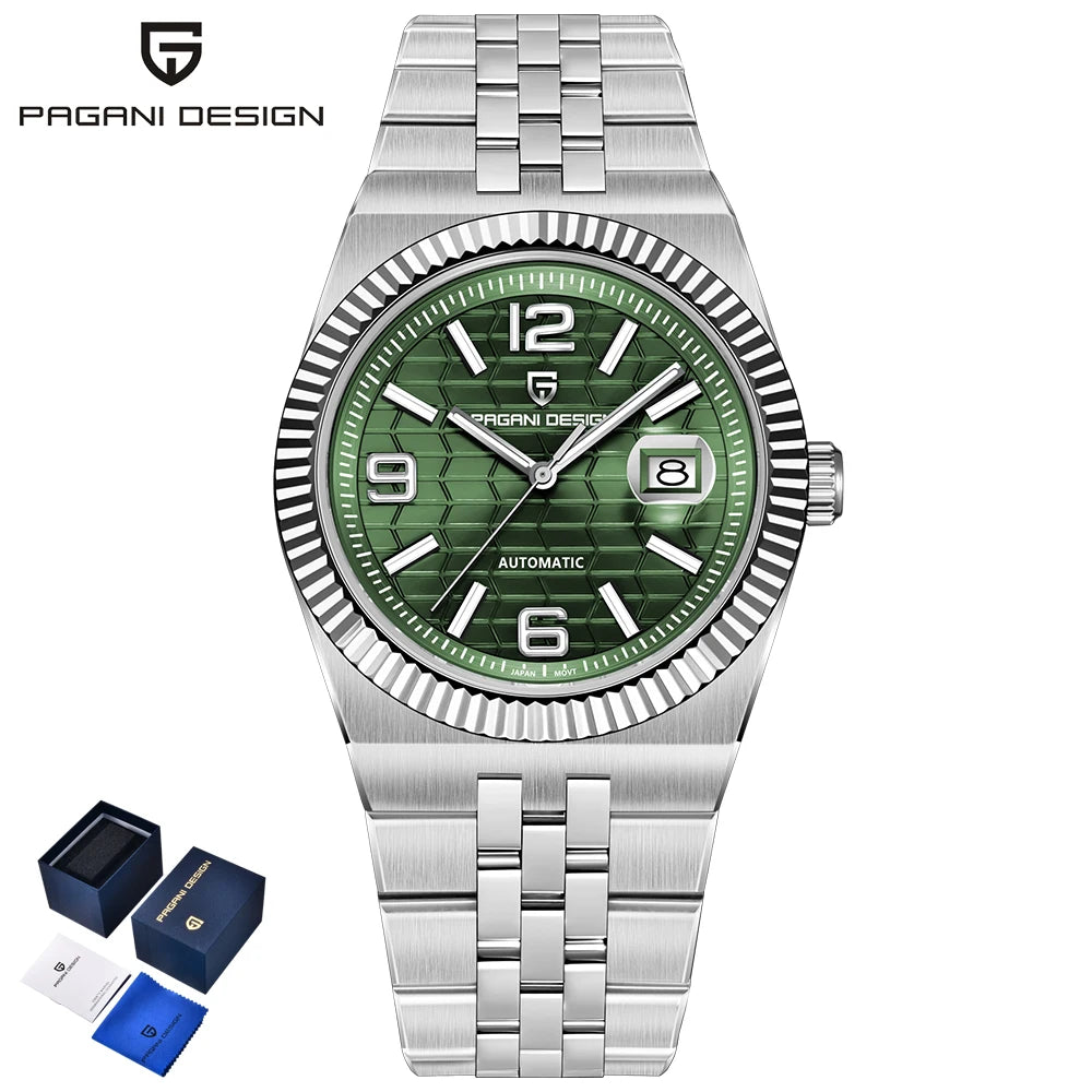 PAGANI DESIGN Men's Watches 2026 New Mechanical Wrist watch Luxury AR Sapphire crystal Automatic Watch For Men Stainless steel