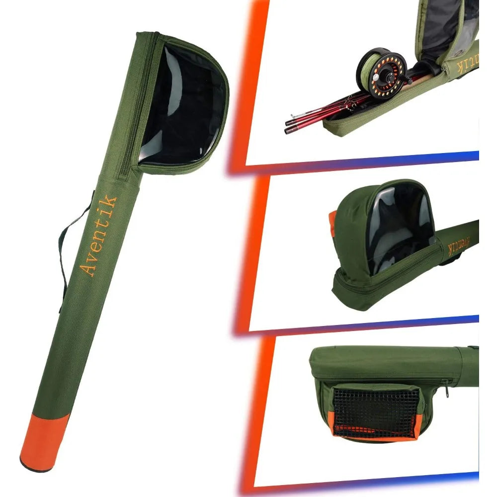 Complete Fly Fishing Starter Kit with Rod, Reel, 12 Flies & Travel Case for Trout Panfish