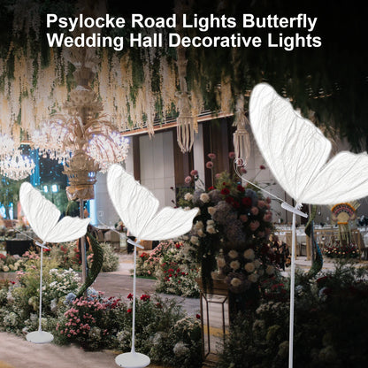 LED Butterfly Creative Lighting LED Floor Lamps Romantic Butterfly Ceiling Light Decoration Props for Wedding Party Events 60cm