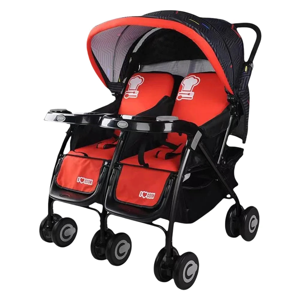 Twins baby stroller,Lightweight ,travel friendly ,ultra comfort and folding，gift for mom
