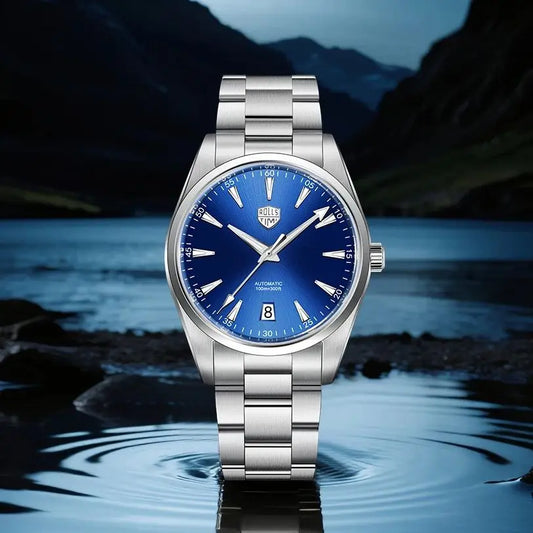 2025 New Rollstimi Men's Watches Luxury Automatic Watch For Men AR Sapphire crystal 100M Waterproof Mechanical Wristwatch Men
