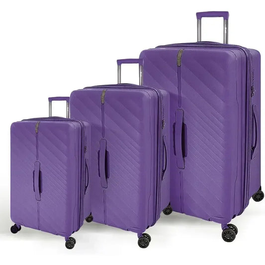 3-Piece Luggage Set: 20/26/30 inches, TSA-Approved Lock, Large Spinner Wheels, Unisex Travel Suitcase