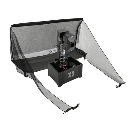 Automatic Ping Pong Ball Machine with Net, 100 Balls Table Tennis Machine, Multiple Serving Modes Ping Pong Ball Pitching