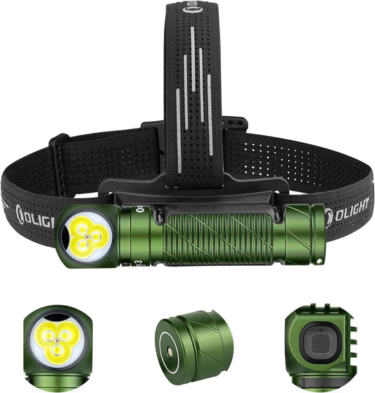 3000 Lumens Rechargeable Headlamp with Red Light, Waterproof LED Headlight for Camping Hiking Working Outdoor