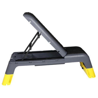 Commercial Adjustable Height Aerobic Step Rubber Base Multi-Functional Fitness Platform