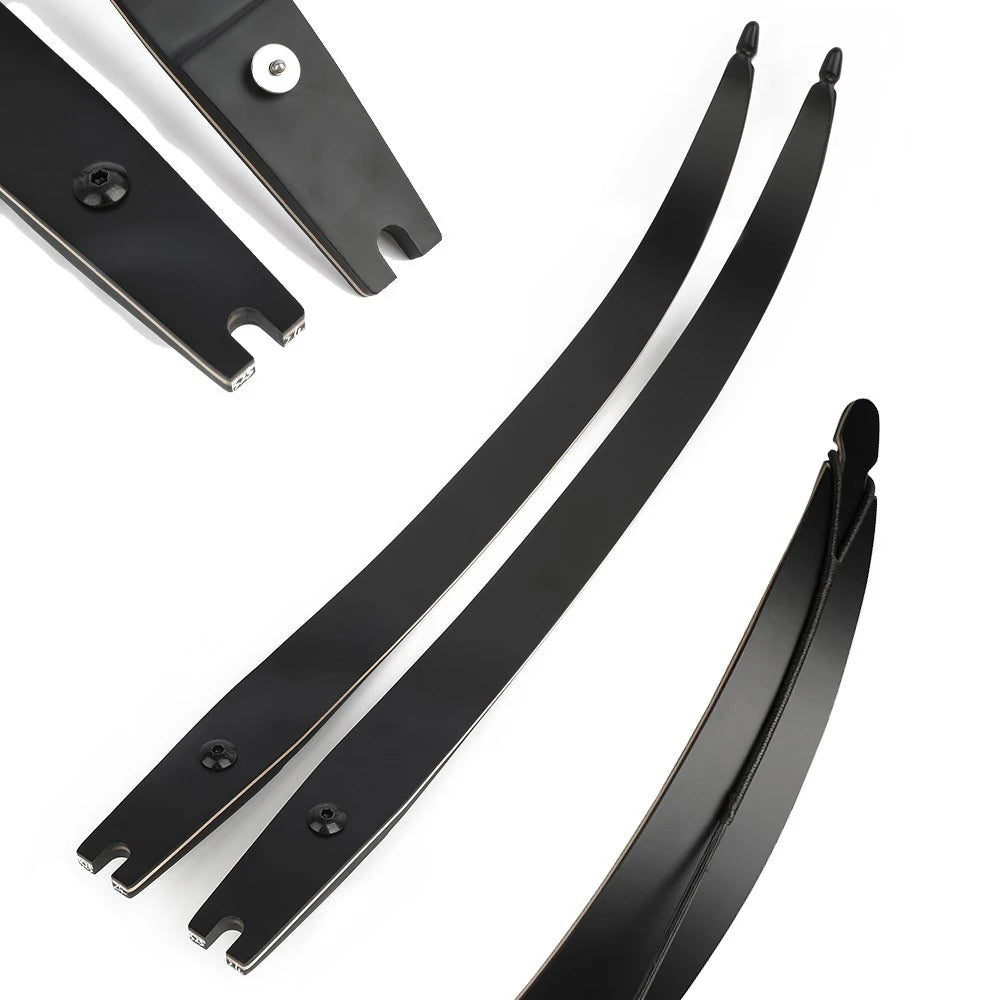 Archery Recurve Bow Set Takedown Bow ILF 60 Inch 50/60lbs Right Hand Detachable Wood Riser for Outdoor Hunting Shooting Sports
