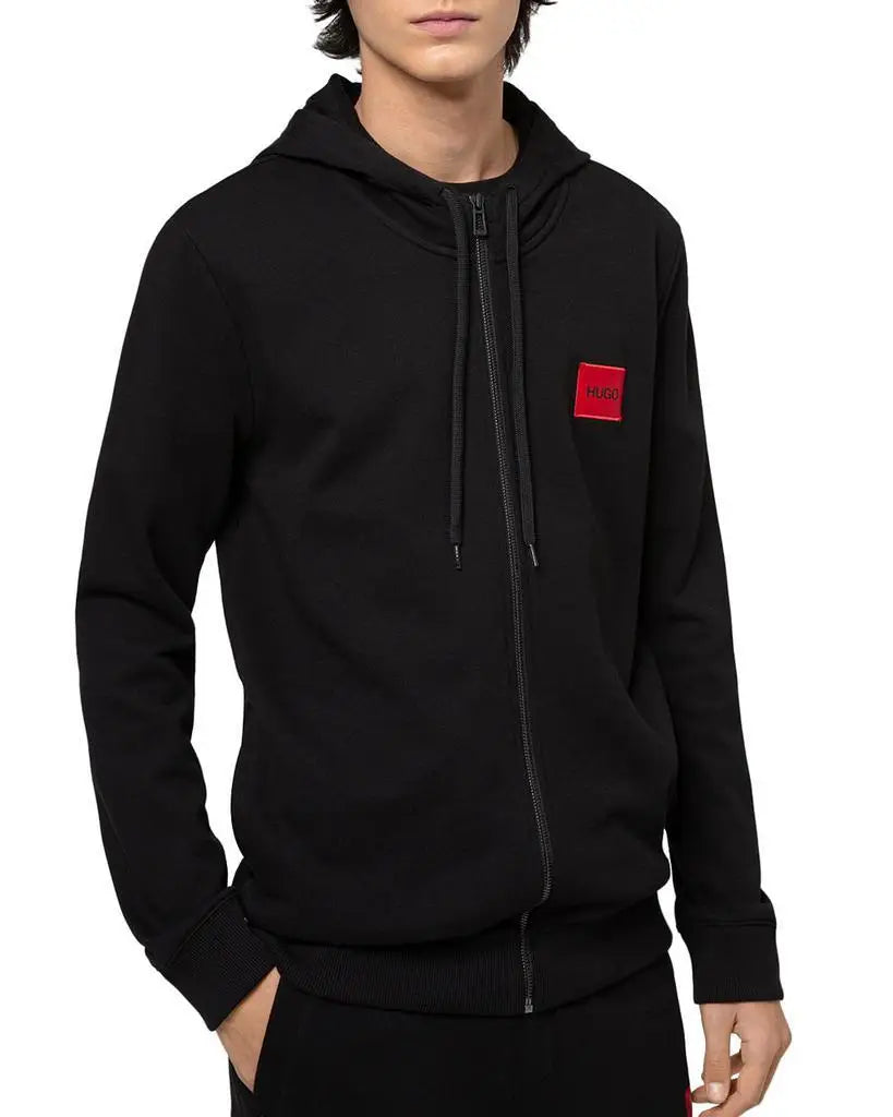 HUGO | Daple French Terry Zip Front Hoodie