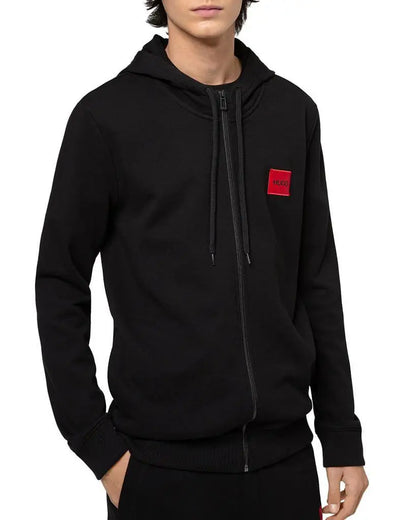 HUGO | Daple French Terry Zip Front Hoodie