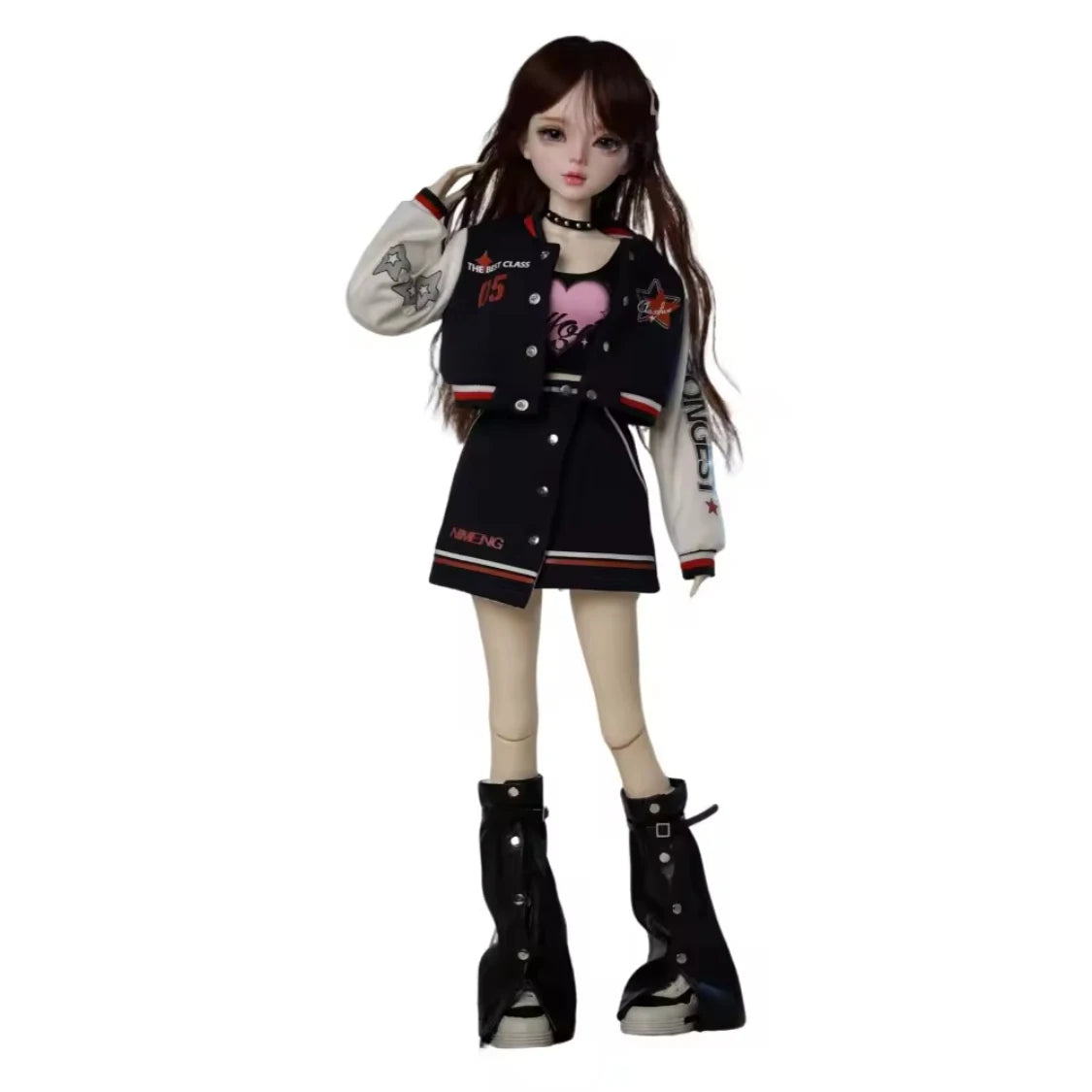 Fair Skin BJD Girl Doll / TPE Soft Body with Metal Skeleton / Articulated Limbs DIY Figure Model (Fantasy Series)