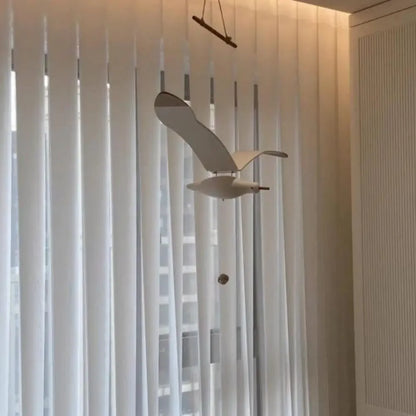 Creative Wall-Mounted Flying Seagull Bird Wooden Bedroom Hotel Art Dreamcatcher Decoration Home DIY Tool