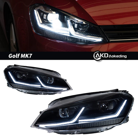 AKD Car Styling for VW Golf 7 LED Headlight 2013-2017 MK7 Headlights DRL Head Lamp Dynamic Signal Lens Automotive Accessories