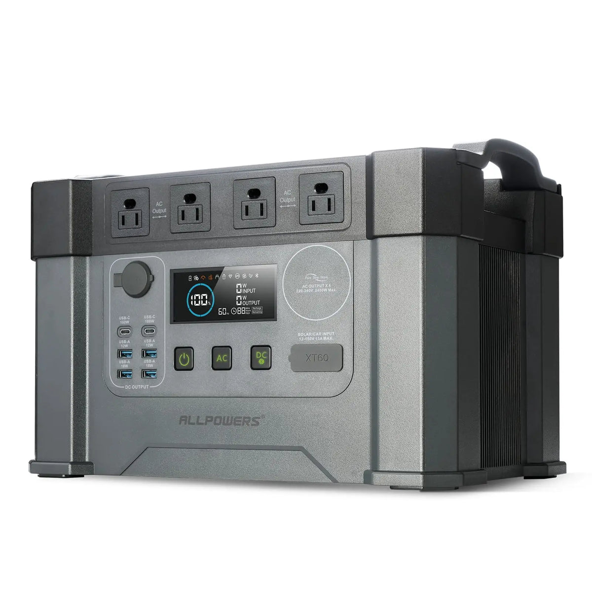 ALLPOWERS S2000 PRO 2400W / 700W / 300W / 200W Portable Power Station Solar Generator Emergency Power Supply for Iphone Camping