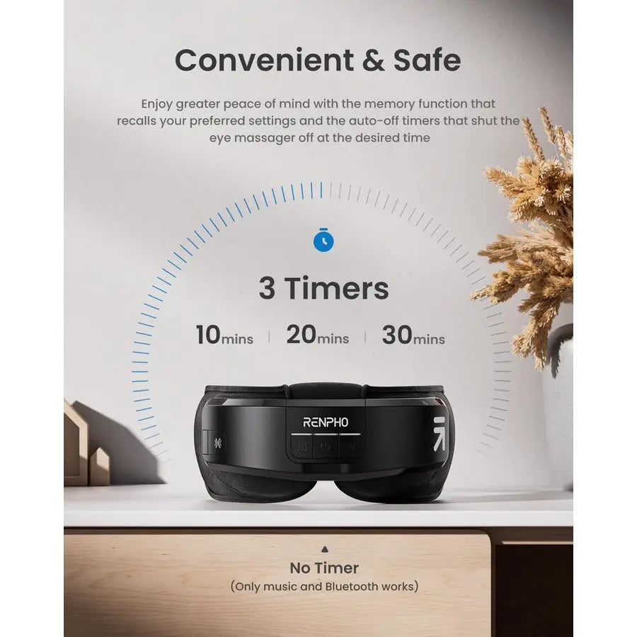 Eyeris Shift, Eye Massager with Heat Eye Massager amp Sleep Mask for Migraine, Birthday Gifts for Women Men Mom Dad, Face Head T