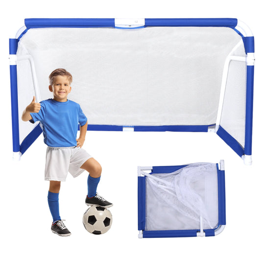 Soccer Goal Portable Folding Soccer Net Foldable Football Goal for Kids and Youth Outdoor Soccer Ball Training