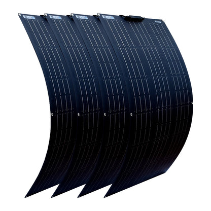 1000w Flexible solar panel 12v 24v panel solar 200W 100w 500W monocrystalline battery charger for rv electric car camping yacht