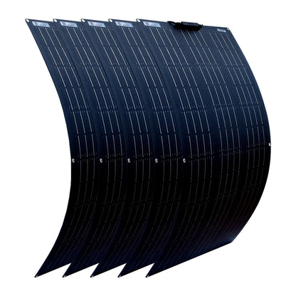 1000w Flexible solar panel 12v 24v panel solar 200W 100w 500W monocrystalline battery charger for rv electric car camping yacht