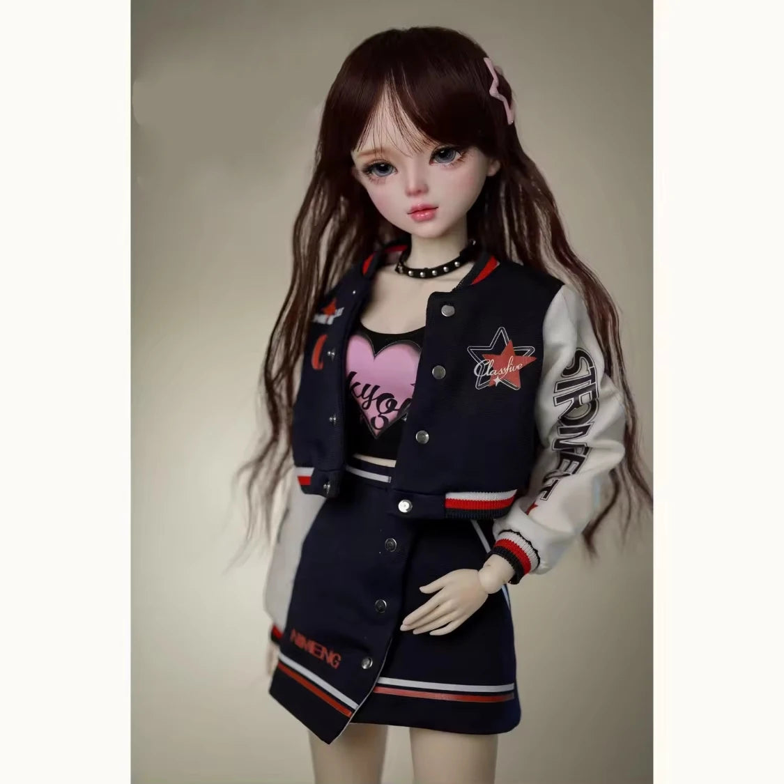 Fair Skin BJD Girl Doll / TPE Soft Body with Metal Skeleton / Articulated Limbs DIY Figure Model (Fantasy Series)