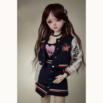 Fair Skin BJD Girl Doll / TPE Soft Body with Metal Skeleton / Articulated Limbs DIY Figure Model (Fantasy Series)
