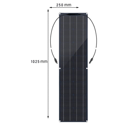 100W Flexible Solar Panel Monocrystalline Silicon 50W 100 Watt Solar Panels For Boat Car Motorhome Yacht 12v/24V Battery Charge