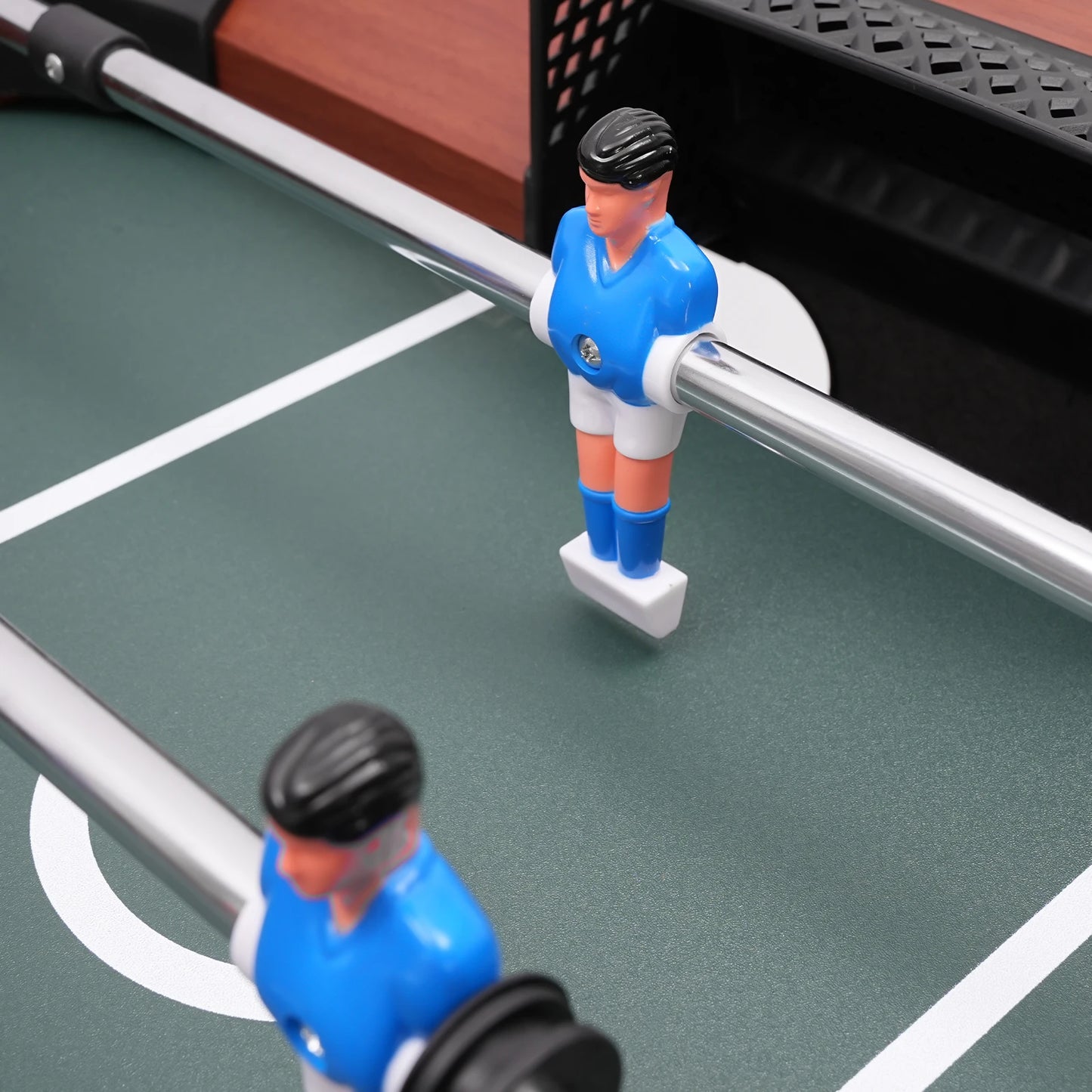 47.2in Foosball Game Table Soccer Table Game football Game Competition Sized Set with Scoreboard Ball Storage Box Entertainment