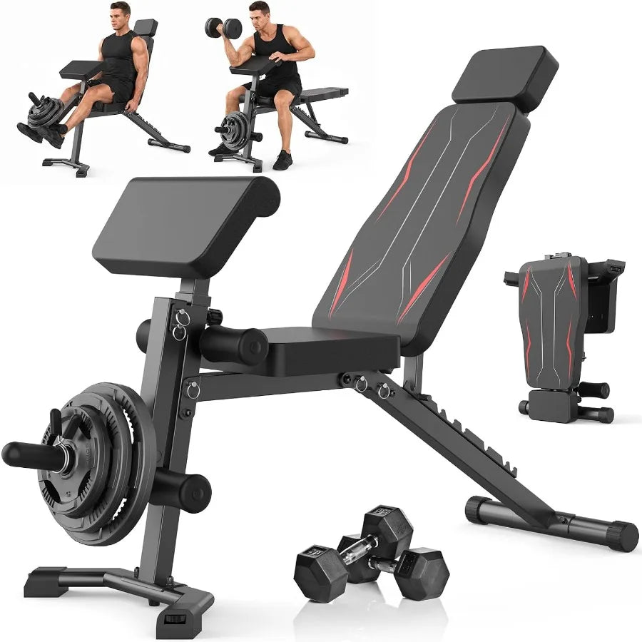 Adjustable Weight Bench for Home Gym