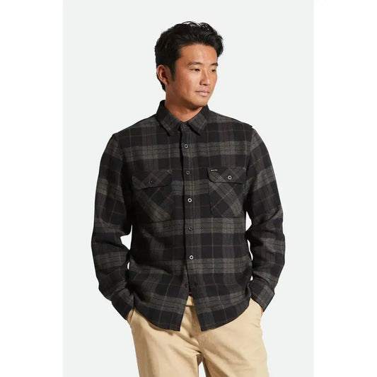LongSleeve Flannel Shirt Mens