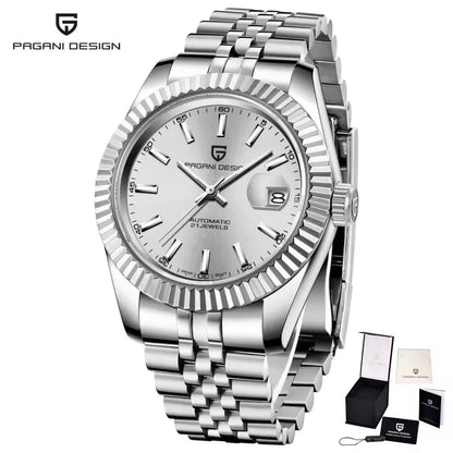 PAGANI DESIGN 2026 New 42MM Men Mechanical Watch Top Brand Luxury Automatic Watch 100M Waterproof Stainless Steel Watch for men