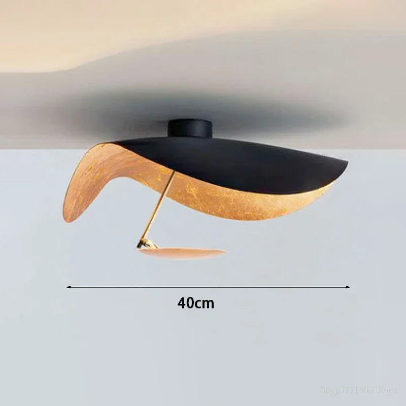 Creative flying hat LED ceiling lamp living room coffee shop hotel bedroom restaurant pendant chandelier indoor lighting decor