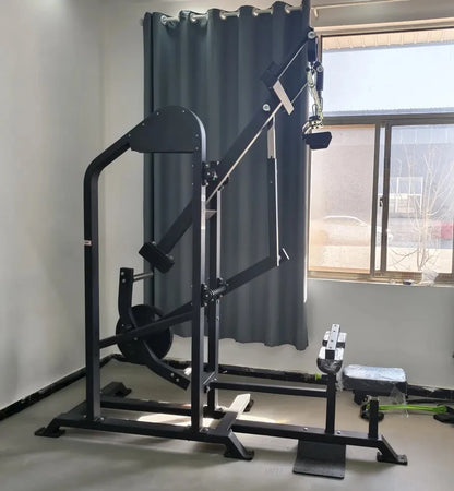 PT-65E Gym Equipment Good Design Adjustable Seated Lat Pulldown Machine for Arm Chest Exercise Steel Safety Feature for Clubs