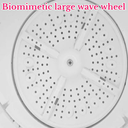 Mini Blue Light Cleaning Portable Washing Machine Simple Operation Powerful Motor Stable Low Noise Washer Home Appliances