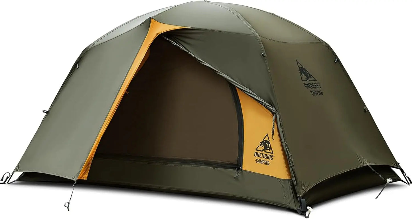 Stella 4 Season Camping Tent Backpacking 2 Person Waterproof Lightweight Easy Setup Instant 3000mm Waterproof Rating Outdoor