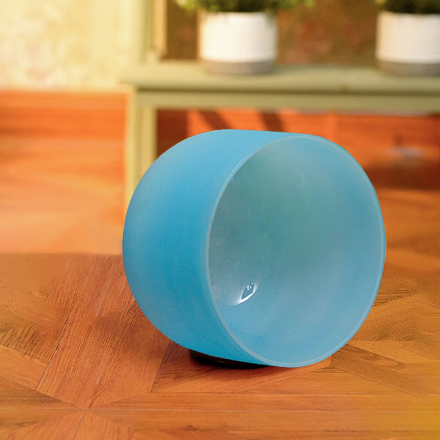 Color Crystal Singing Bowl Set of 2 PCS 8-10inch 432 Hz 8"G Blue 10"C Pink Sound Meditation Mutual Attraction Chakra Bowls with