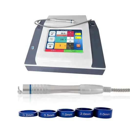 980nm Diode Laser Machine 6 in 1 Used For Vessel Removal Couperose Spider Veins Fungal Nails Local Fat Dissolution Physiotherapy