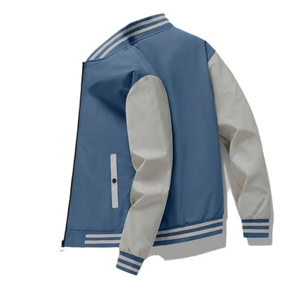 Spring and Autumn Men's Coat Fashion Trend Casual Jacket Large Loose Cardigan Middle aged Dad's Fashion Baseball Jacket