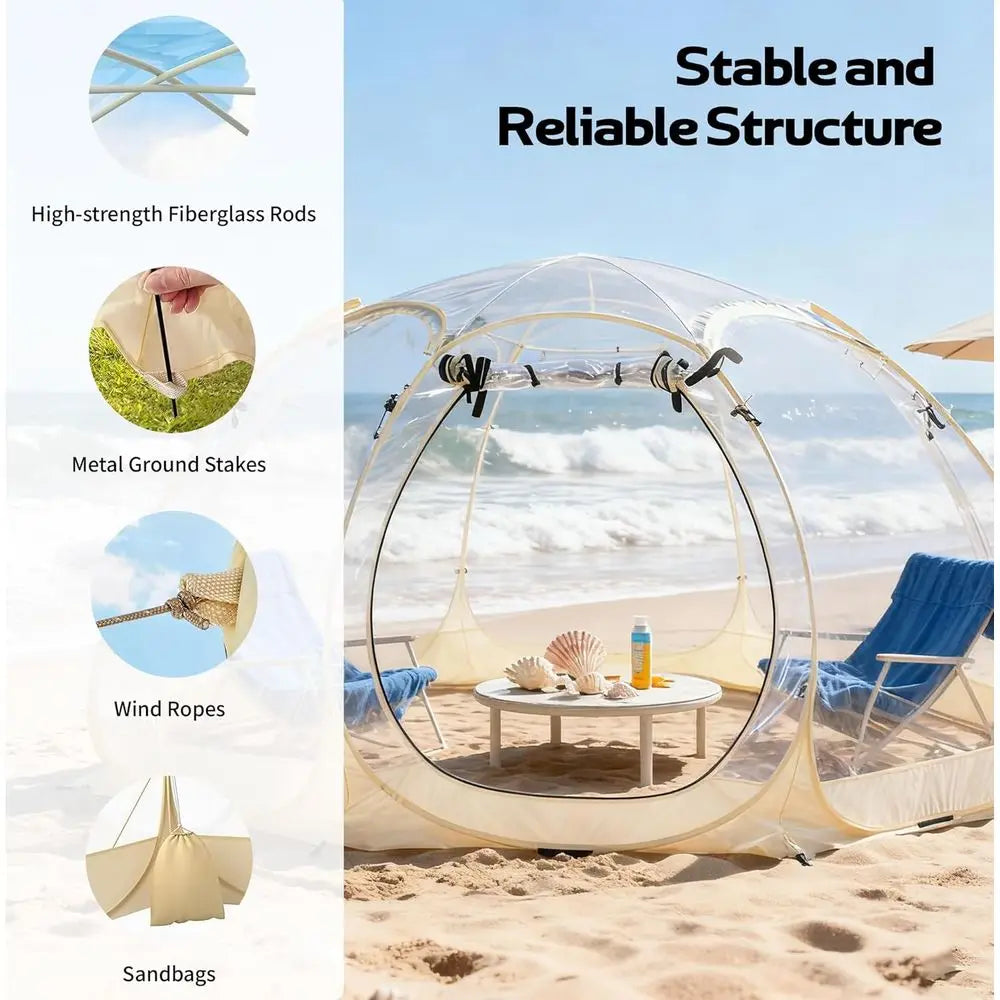 4-6 Person Bubble Igloo Tent for Outdoor Cold Weather