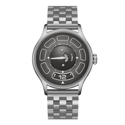 OBLVLO men's mechanical watches, pure mechanical watches, creative men's watches, men's timepieces, men's watches