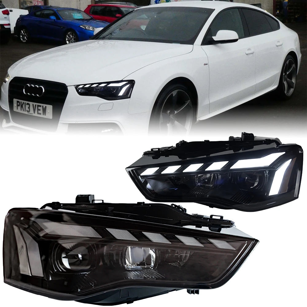 Head Light For Audi A5 2008-2016 автомобильные товары Head Lamp LED Lights Car Accessories Audi A5 Headlights