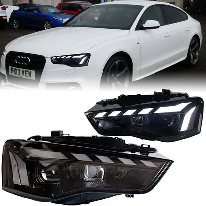 Head Light For Audi A5 2008-2016 автомобильные товары Head Lamp LED Lights Car Accessories Audi A5 Headlights